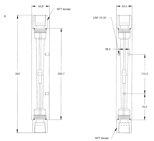 Габаритные размеры KFR-5