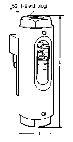 Габаритные размеры VKG-1..., VKG-2..., VKG-3...